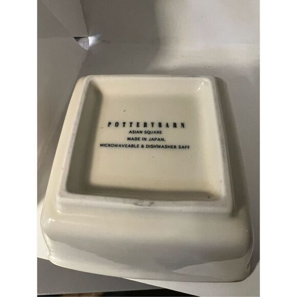 Noodle Bowl Asian Square Putty by Pottery Barn China - Picture 6 of 7